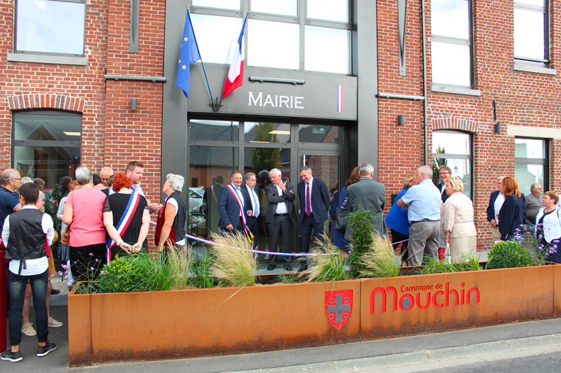 inauguration mairie mouchin