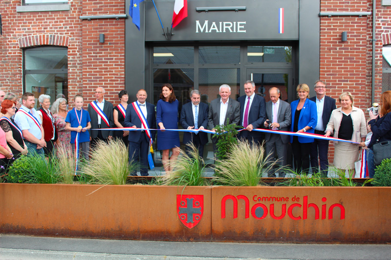 inauguration mairie mouchin