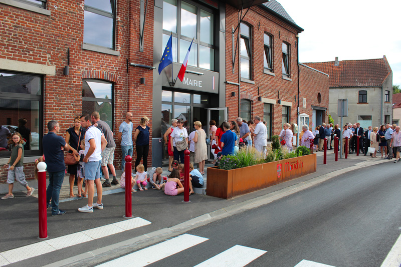 inauguration visite mairie mouchin