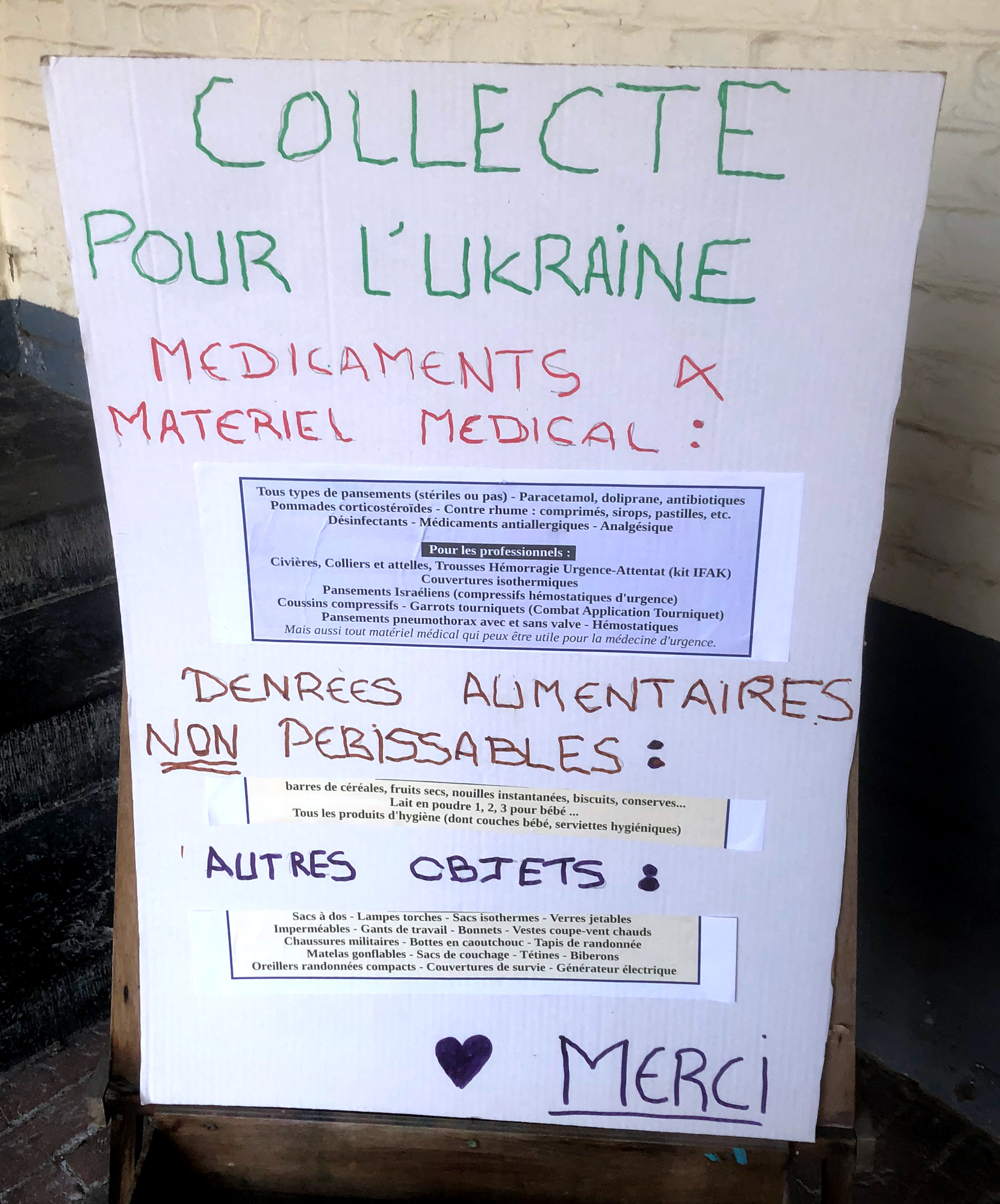 Solidarité pour l'Ukraine